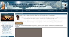 Desktop Screenshot of prayerchaininternational.org